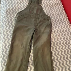 Olive green dickies overalls.  Open to negotiation